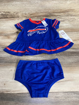 NEW NFL Team 2pc Buffalo Bills Dress & Bloomers Blue sz 3-6m