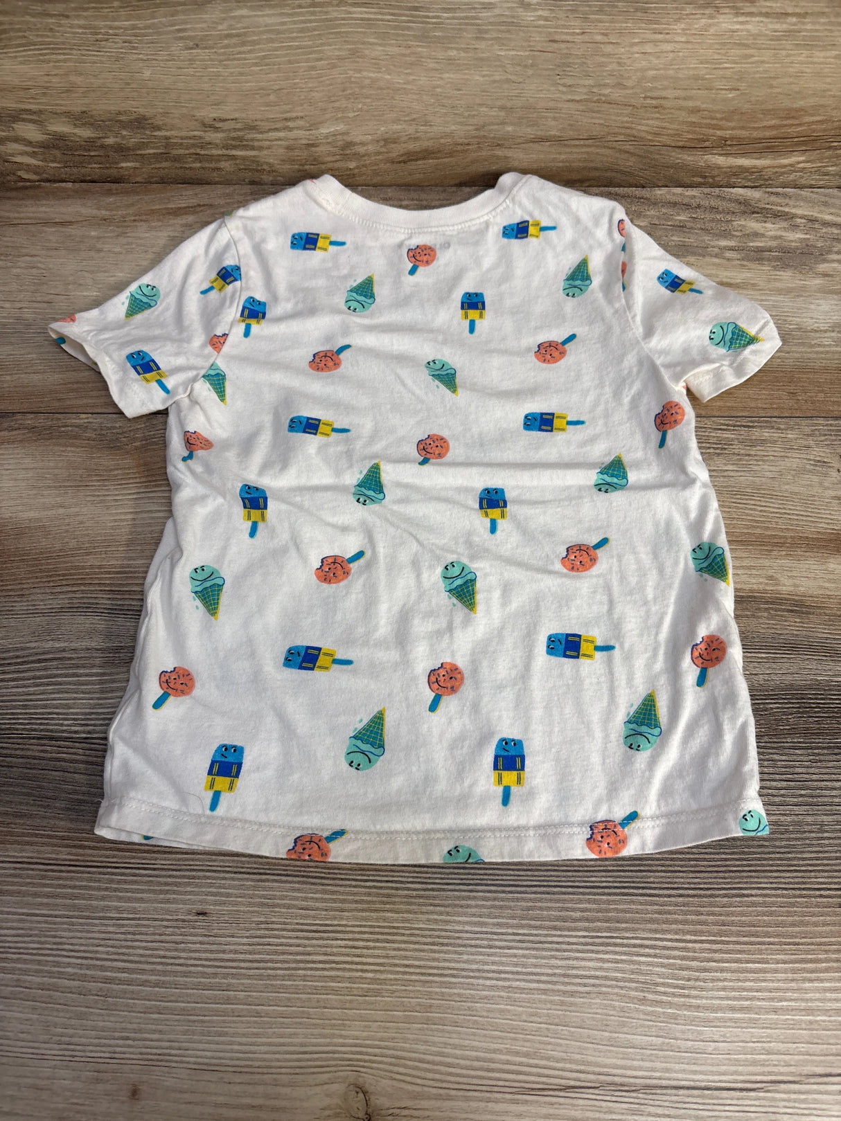 Old Navy Ice Cream Shirt White sz 5T - Me n Mommy To Be