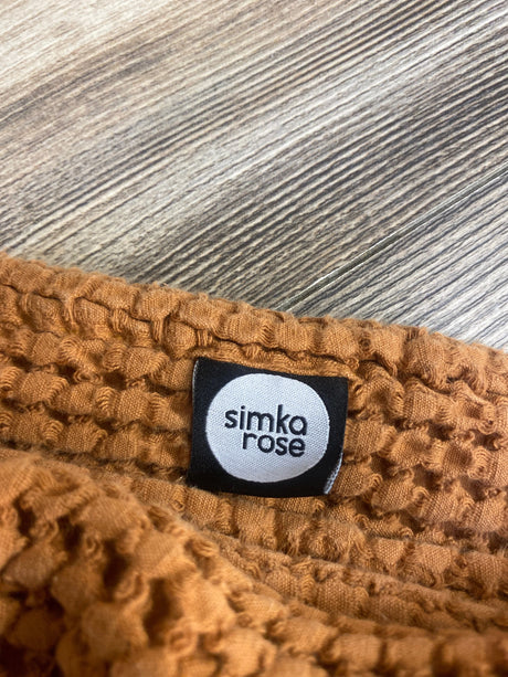 Simka Rose Waffle Baby Blanket in Clay - Me n Mommy To Be