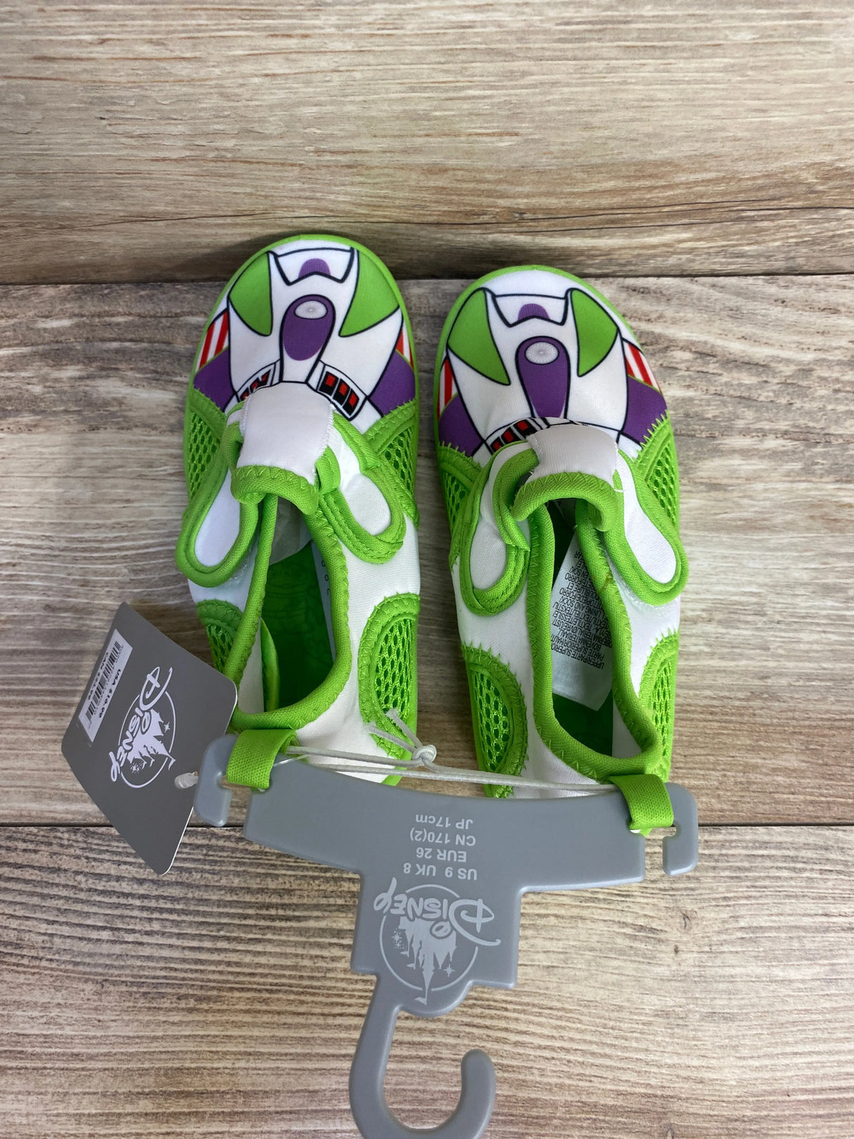 NEW Disney Store Buzz Lightyear Water Shoes sz 9c