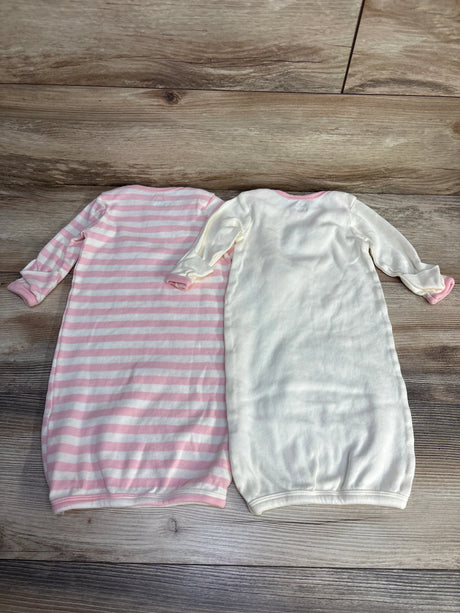 Touched By Nature 2pk Gowns Cream sz 0-6m - Me n Mommy To Be
