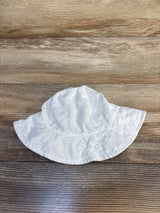 Just One You Eyelet Swim Hat - White sz 6-12m