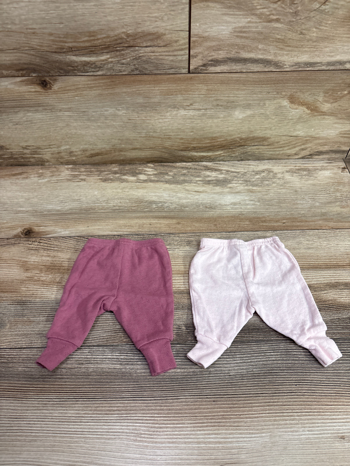 Child Of Mine 2pk Pointelle Pants Pink sz Preemie