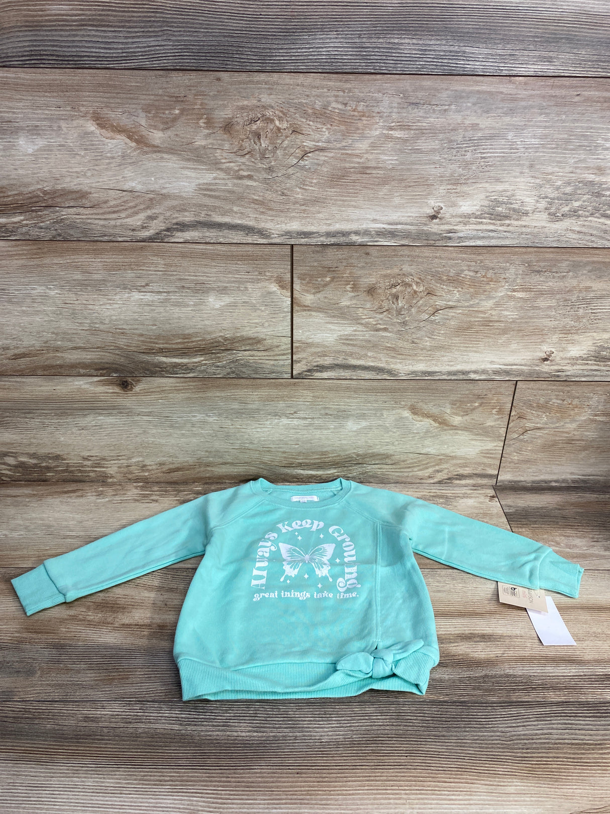 NEW Grayson Mini Mint Always Keep Growing Sweatshirt sz 2T
