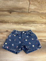 H&M x Sanrio Printed Denim Shorts Blue sz 5T