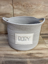 Rope Baby Shower Basket