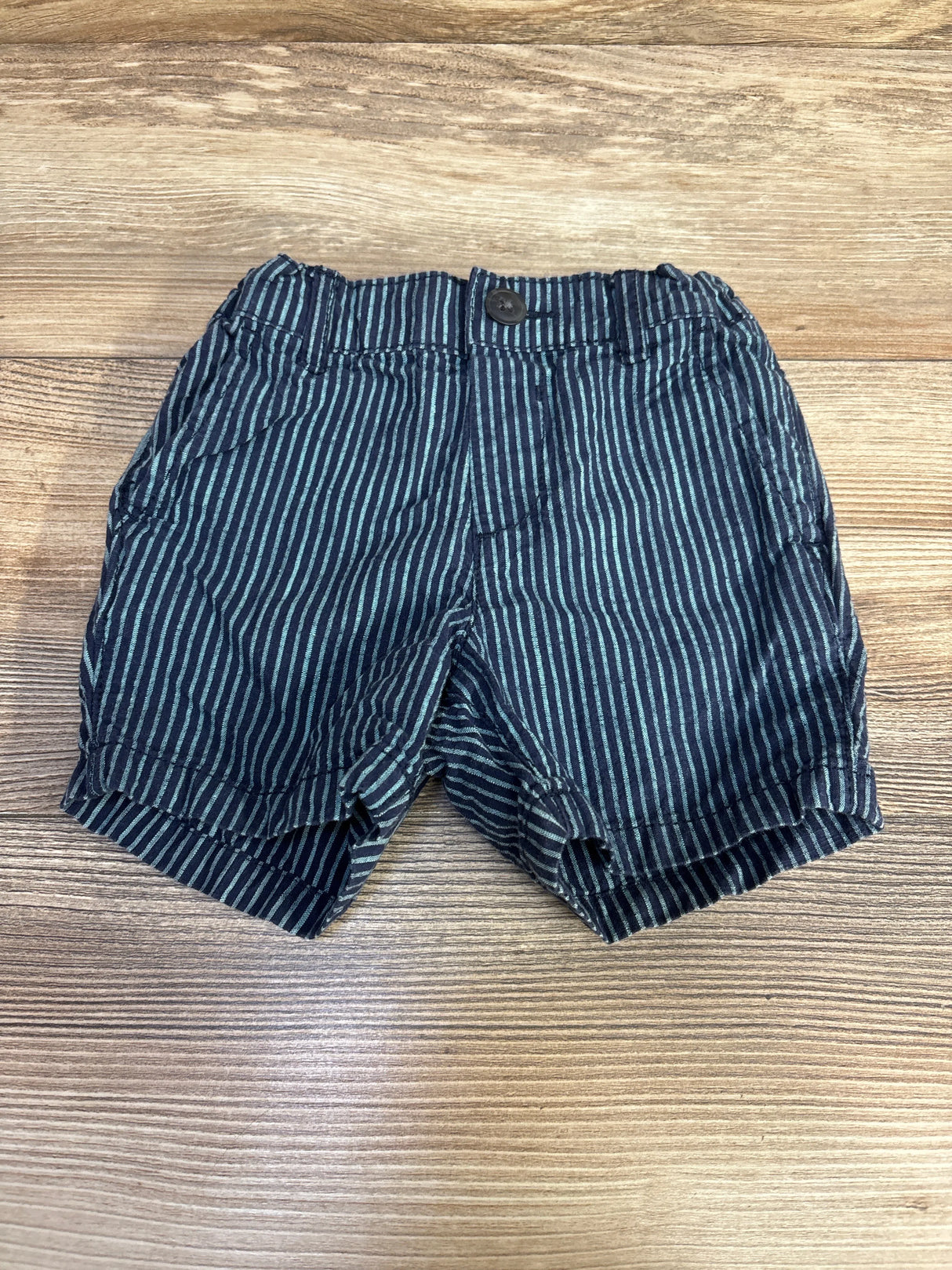 Children's Place Striped Shorts Navy sz 12-18m - Me n Mommy To Be