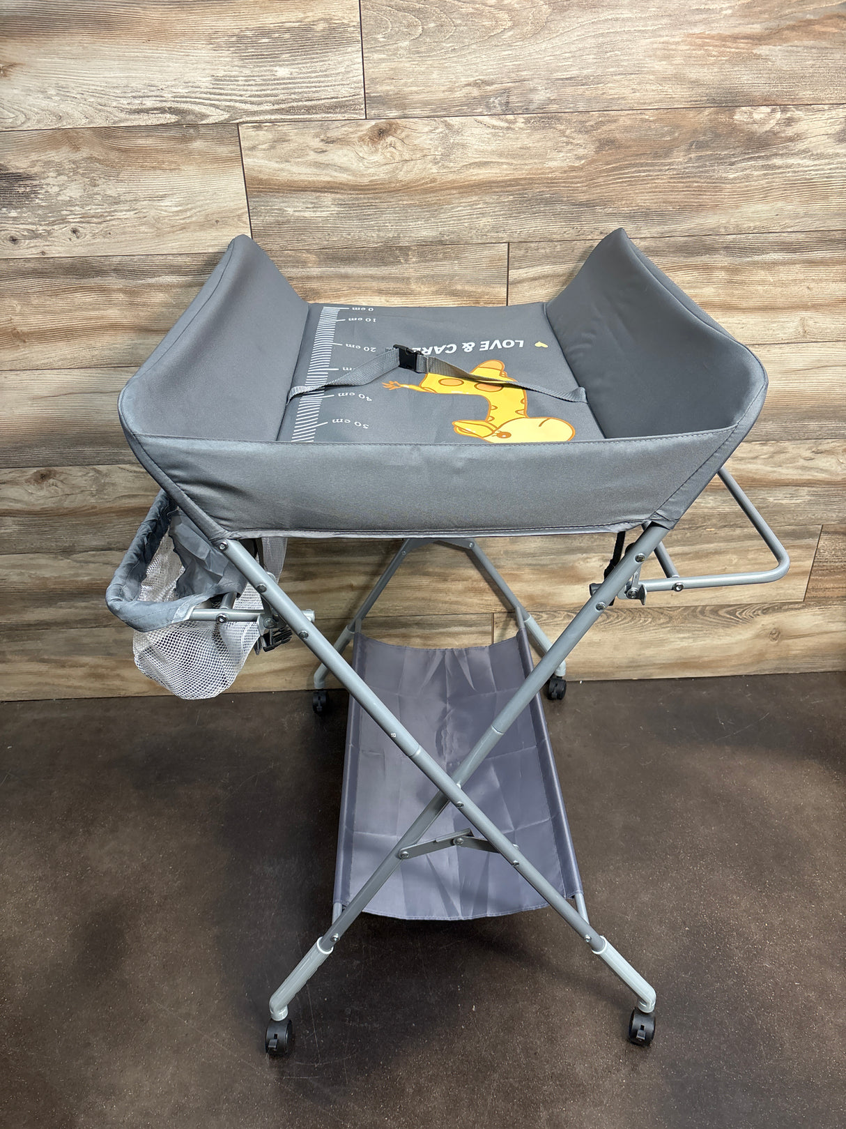 Foldable Baby Changing Table with Storage