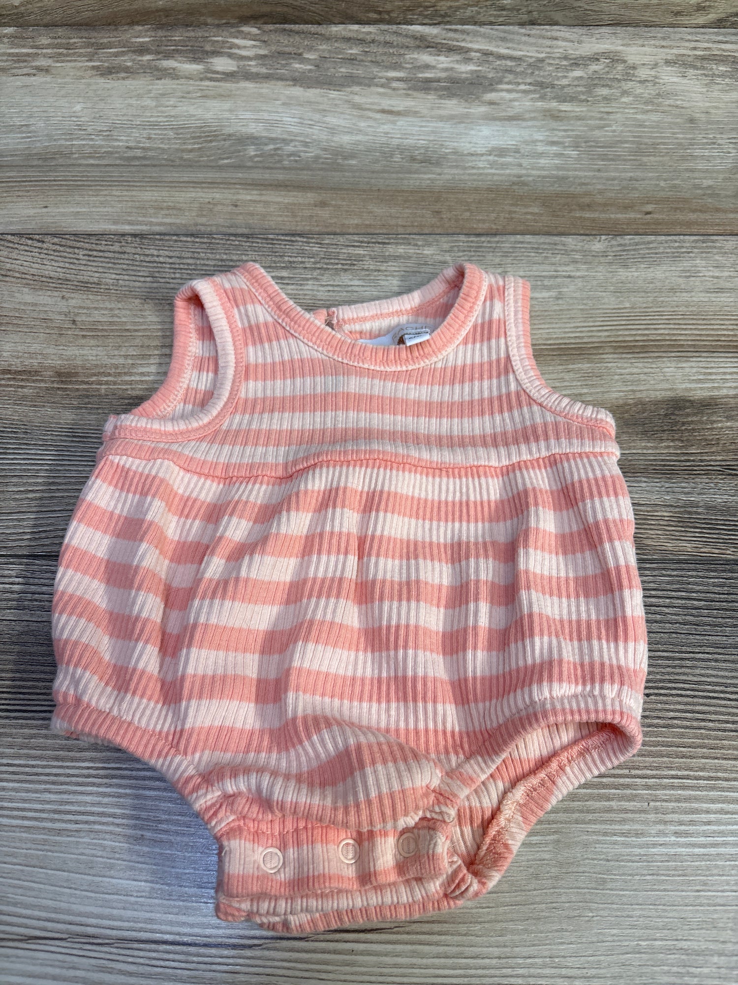 RZ by Rachel Zoe Ribbed Bubble Romper Pink sz 0-3m