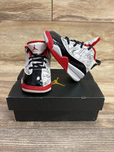 Air Jordan Dub Zero TD 'Varsity Red' Sneakers sz 4c