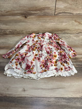 OshKosh Long Sleeve Floral Dress White sz 2T