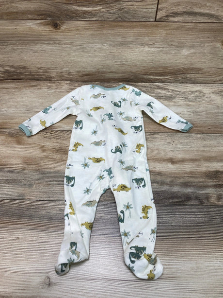 Attitude Baby White Dino Sleeper sz 0-3m - Me 'n Mommy To Be