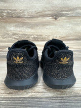 Adidas Tubular Shadow Black Gold Glitter sz 4c