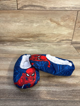 Marvel Spider-Man Plush Slippers Blue sz 5/6c