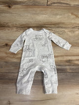 Carter's Elephant Print Coverall Grey sz 3m