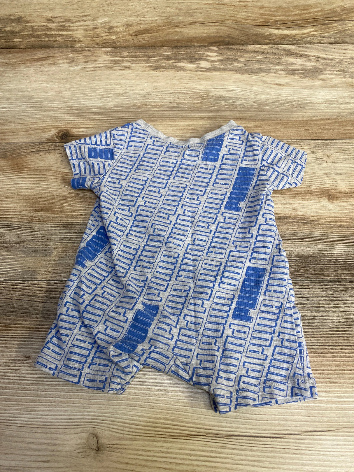 Puma Logo Shortie Romper Grey sz 0-3m
