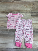 Mon Petit 2pc Pajama Set Pink sz 12m