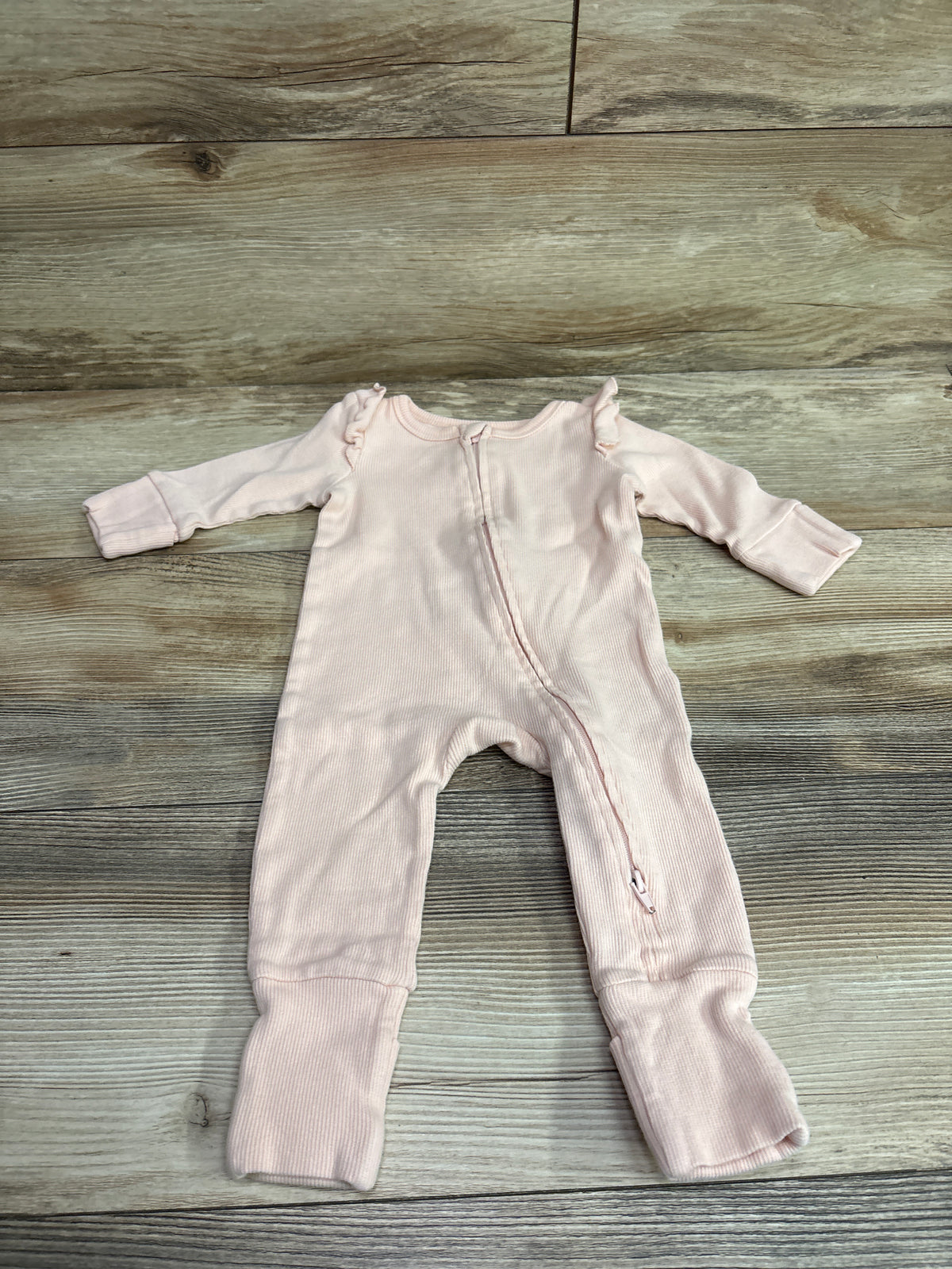 Cotton On Baby Organic Ribbed Sleeper Pink sz 3-6m