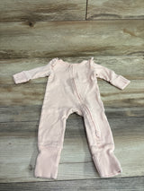 Cotton On Baby Organic Ribbed Sleeper Pink sz 3-6m
