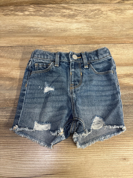 Old Navy Frayed Hem Denim Shorts Blue sz 18-24m - Me n Mommy To Be