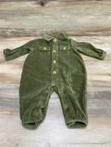 Cat & Jack Button Front Jumpsuit Green sz 0-3m