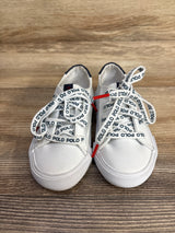 Polo Ralph Lauren Lace Up Tennis Shoes White sz 8c