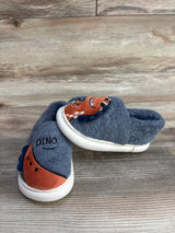 NWOT Dinosaur Plush Slippers Blue sz 9/10c