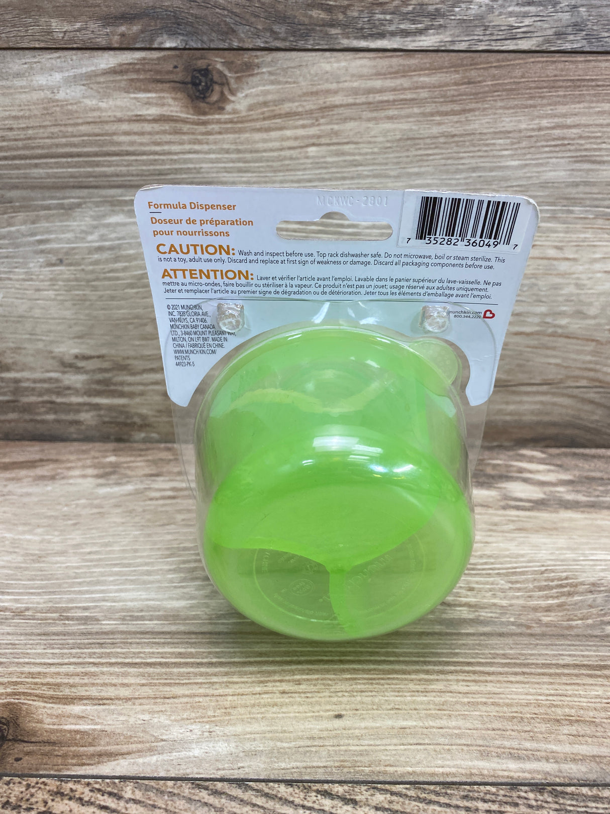 NEW Munchkin Formula Dispenser Green