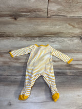 Cat & Jack Striped Sleeper White sz Newborn