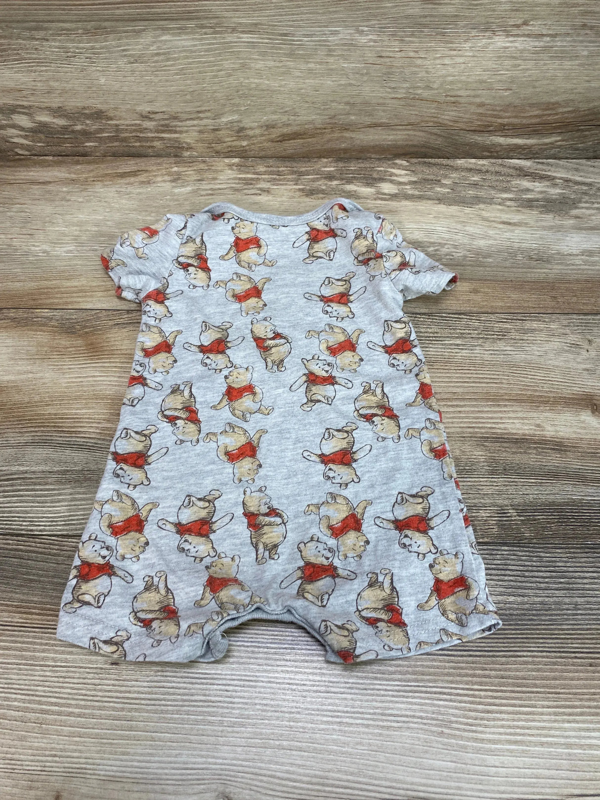 Disney Baby Winnie The Pooh Shortie Romper Grey sz 0-3m