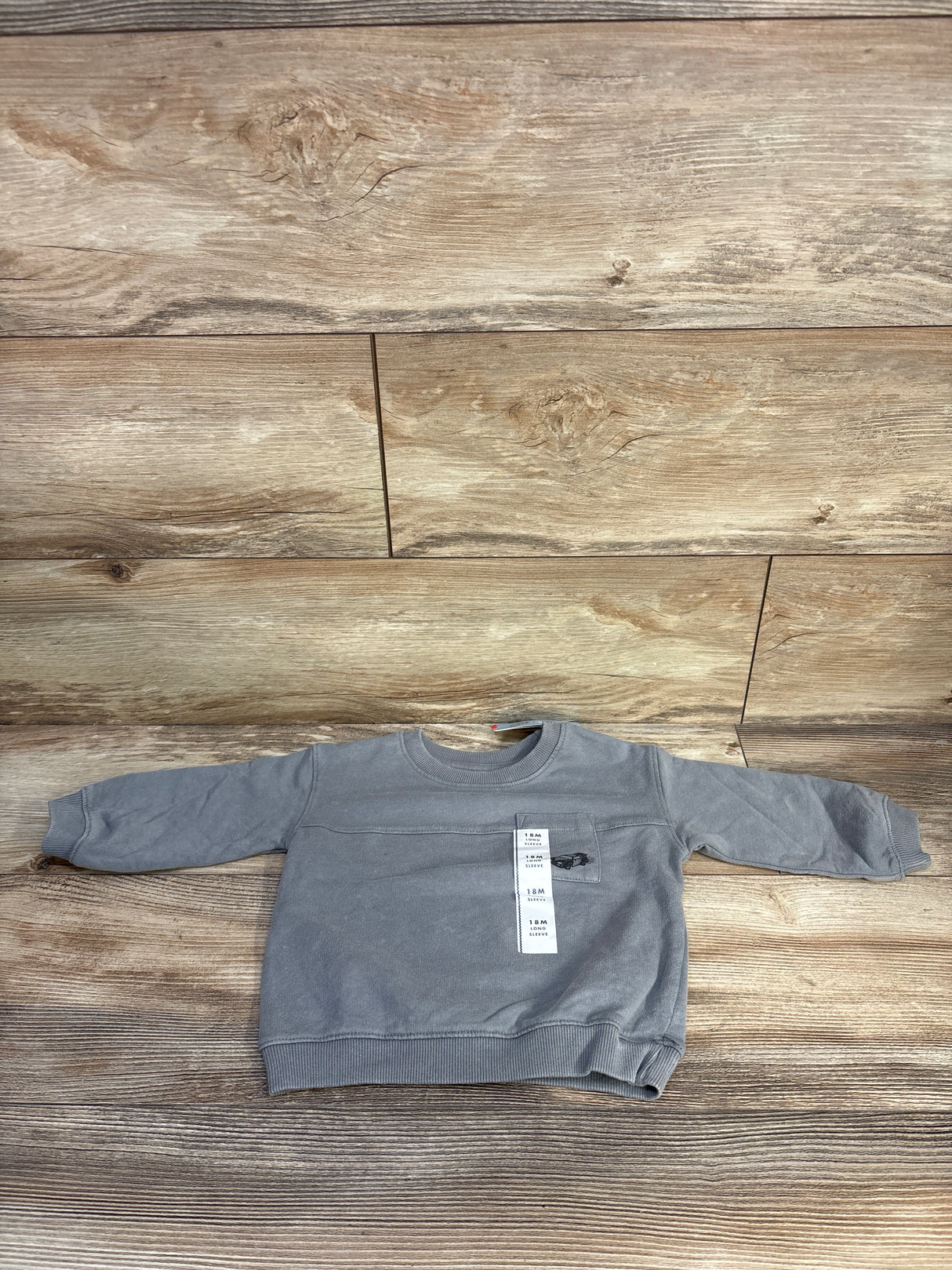 NEW Cat & Jack Sweatshirt Grey sz 18m