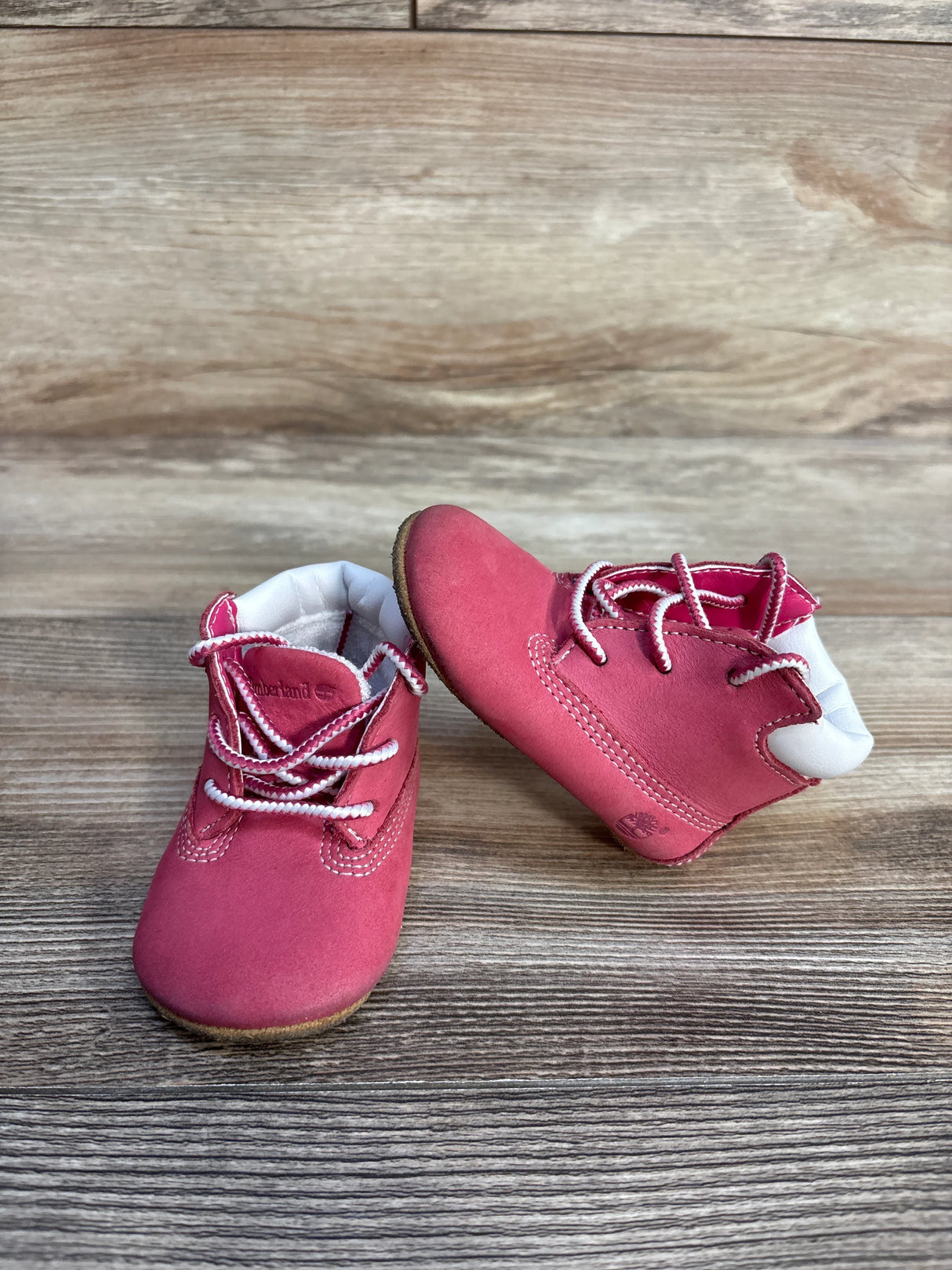 Timberland Crib Booties, Pink sz 1c