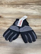 NEW Polar Extreme Insulated Grey Stripe Youth Gloves