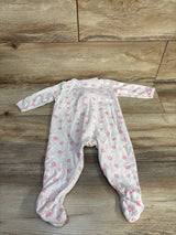 Little Me Floral Sleeper White sz 9m