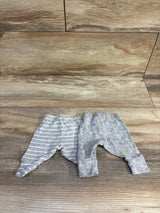 Simple Joys 2pk Dino & Striped Pants Grey sz Preemie - Me n Mommy To Be