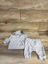 Disney Baby 2pc 101 Dalmatian Pullover Hoodie & Pants Set Grey sz 0/3m