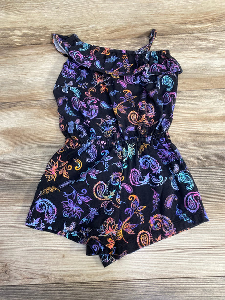 Children's Place Paisley Romper Black sz 4T - Me n Mommy To Be