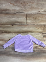 Cat & Jack Plush Sweatshirt Purple sz 18m