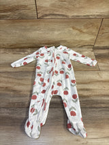 Rabbit + Bear Organic Ribbed Sleeper White sz 0-3m