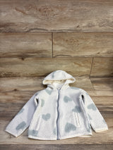 Carter's Full-Zip Sherpa Jacket White sz 3T