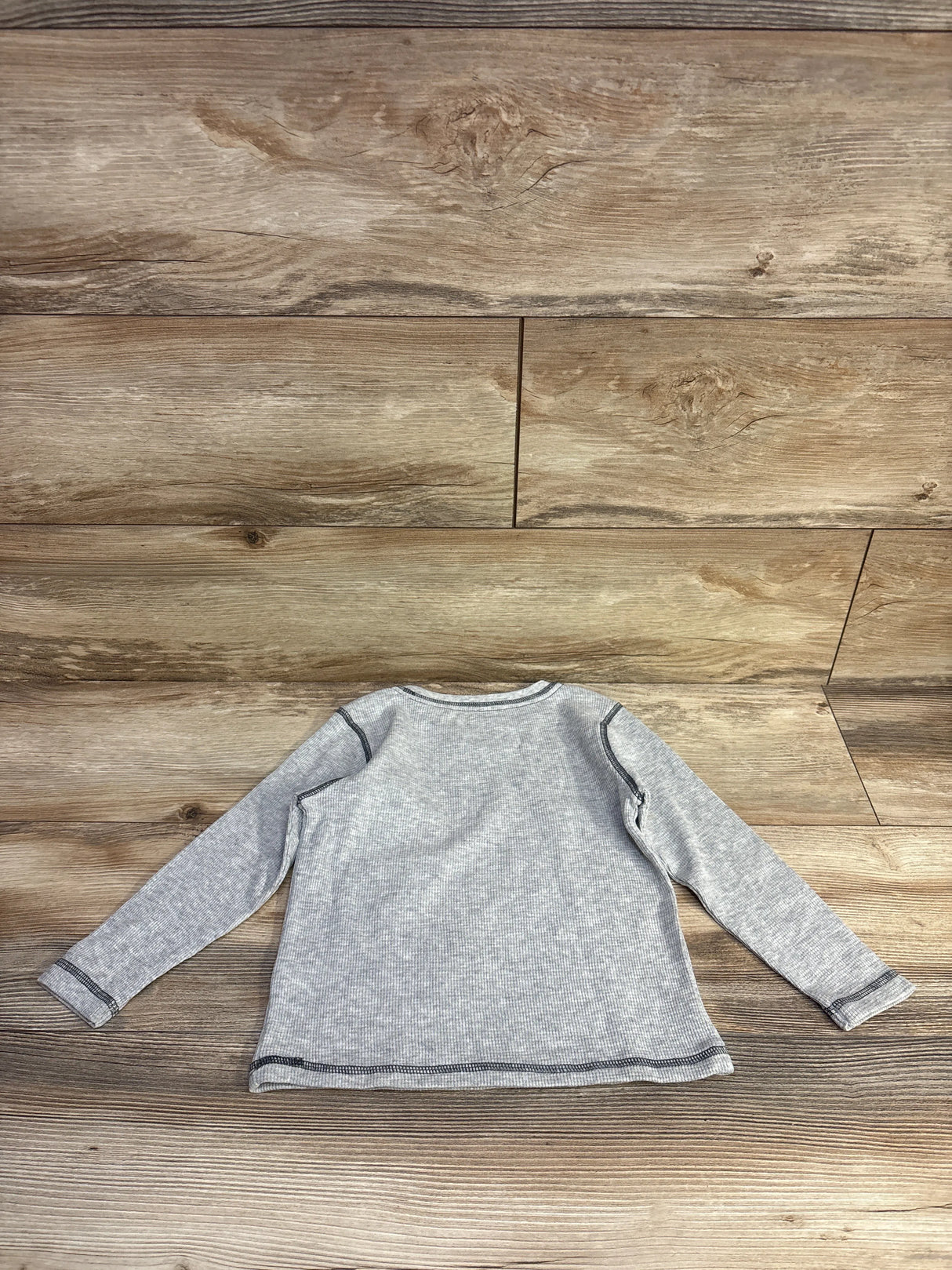 NEW Kids Korner Thermal Shirt Grey sz 4T - Me n Mommy To Be