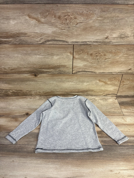 NEW Kids Korner Thermal Shirt Grey sz 4T - Me n Mommy To Be