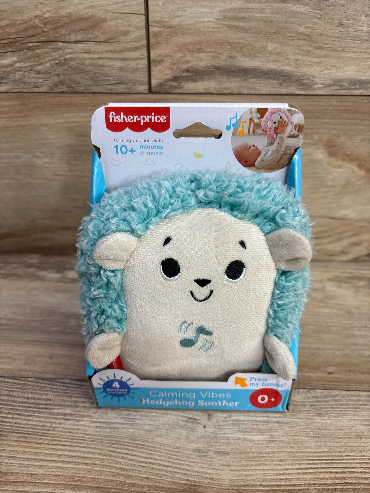 Fisher Price Calming Vibes Hedgehog Soother, Blue