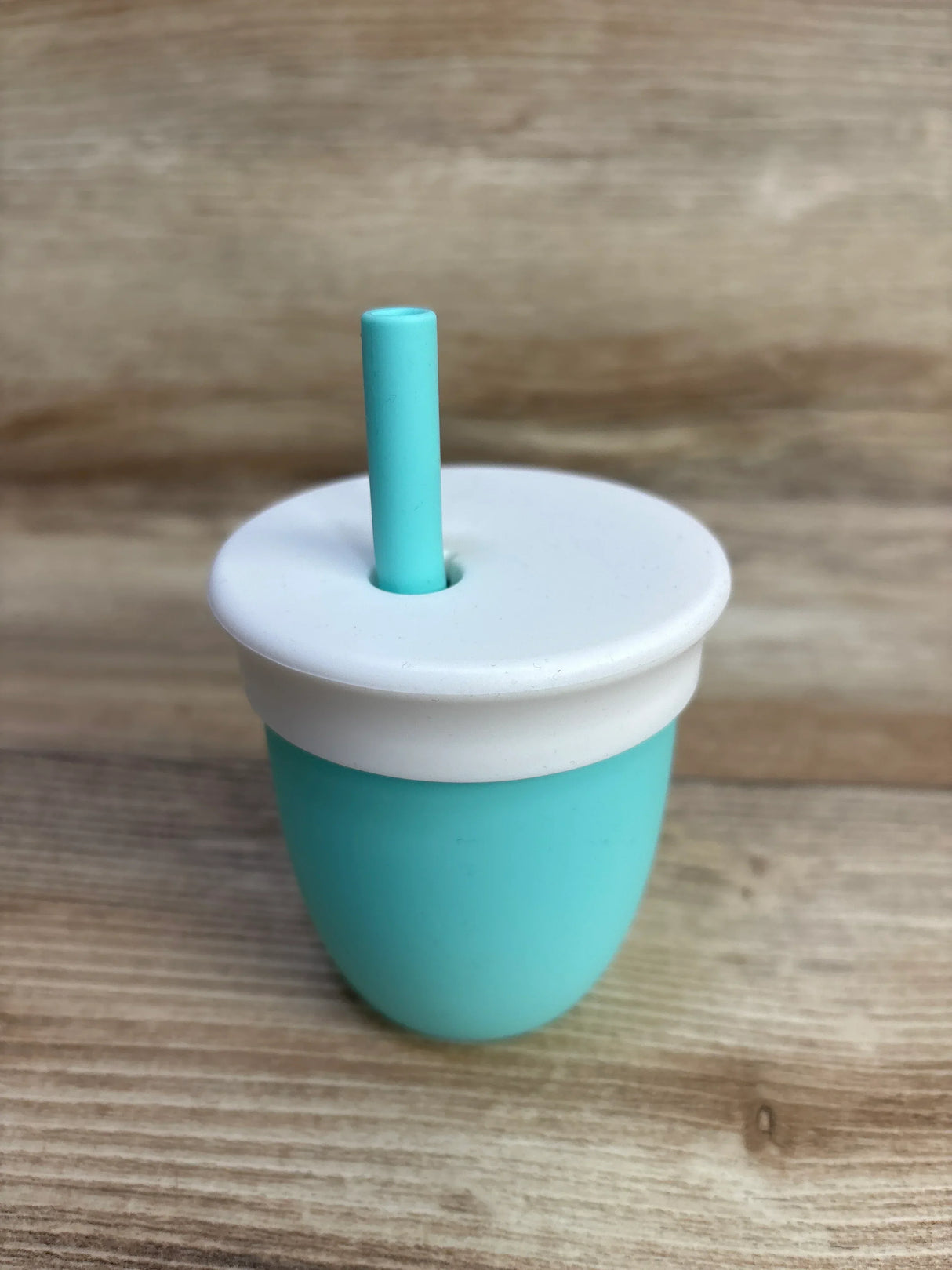 Munchkin C'est Silicone! Training Cup with Straw, Blue 4oz