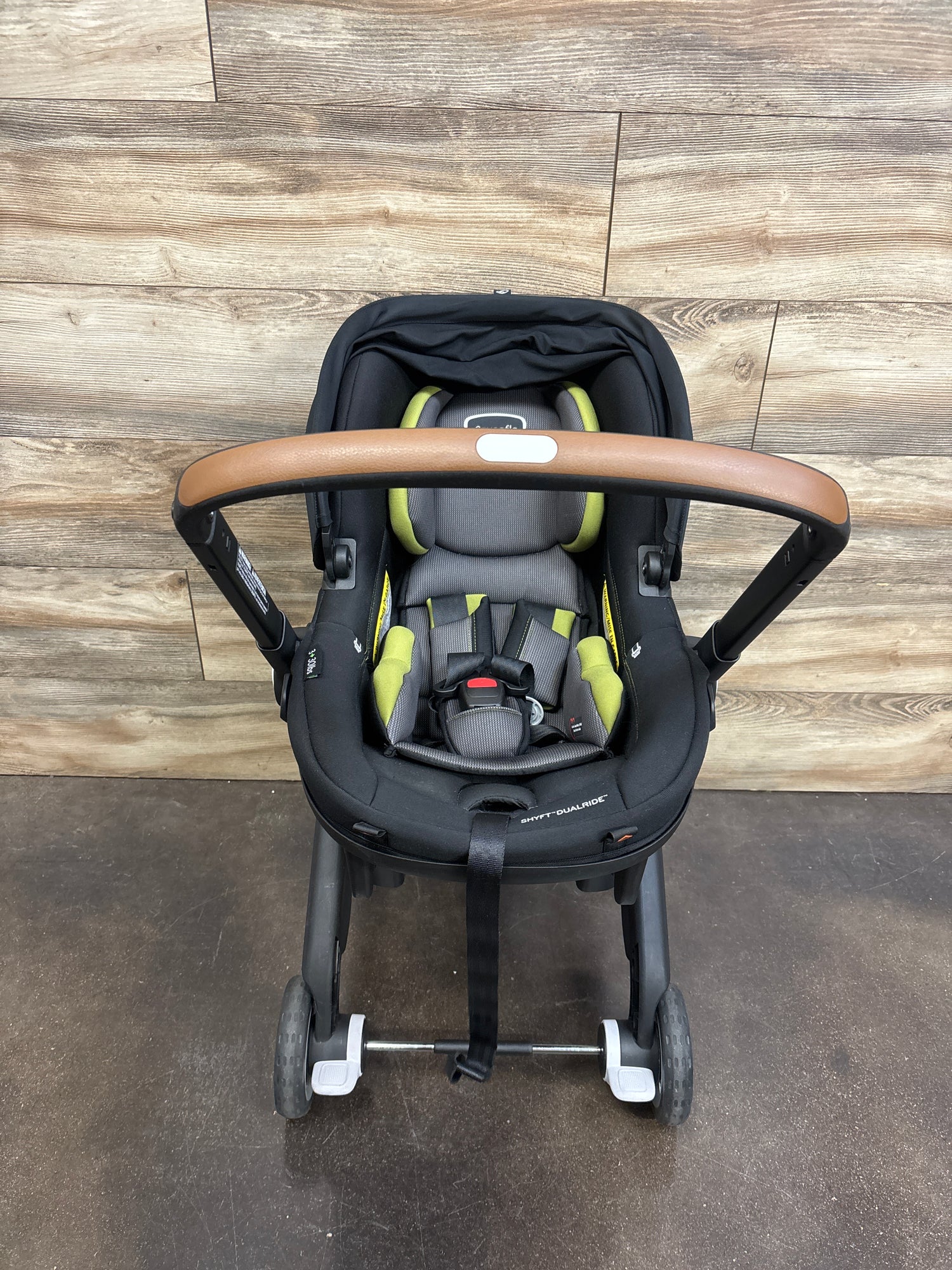 Evenflo Shyft DualRide Travel System in Durham Green