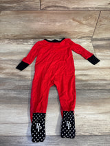 Posh P. Bamboo Firefighter Convertible Footie Red sz 6-9m