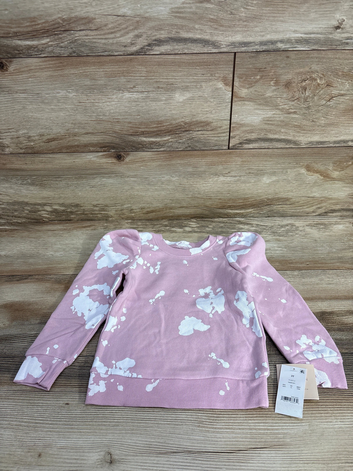 NEW Grayson Mini Puff Sleeve Sweatshirt Pink sz 3T