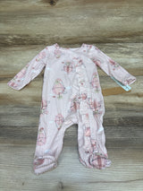 NEW Charlotte & Star Ribbed Snap Sleeper Pink sz 0-3m