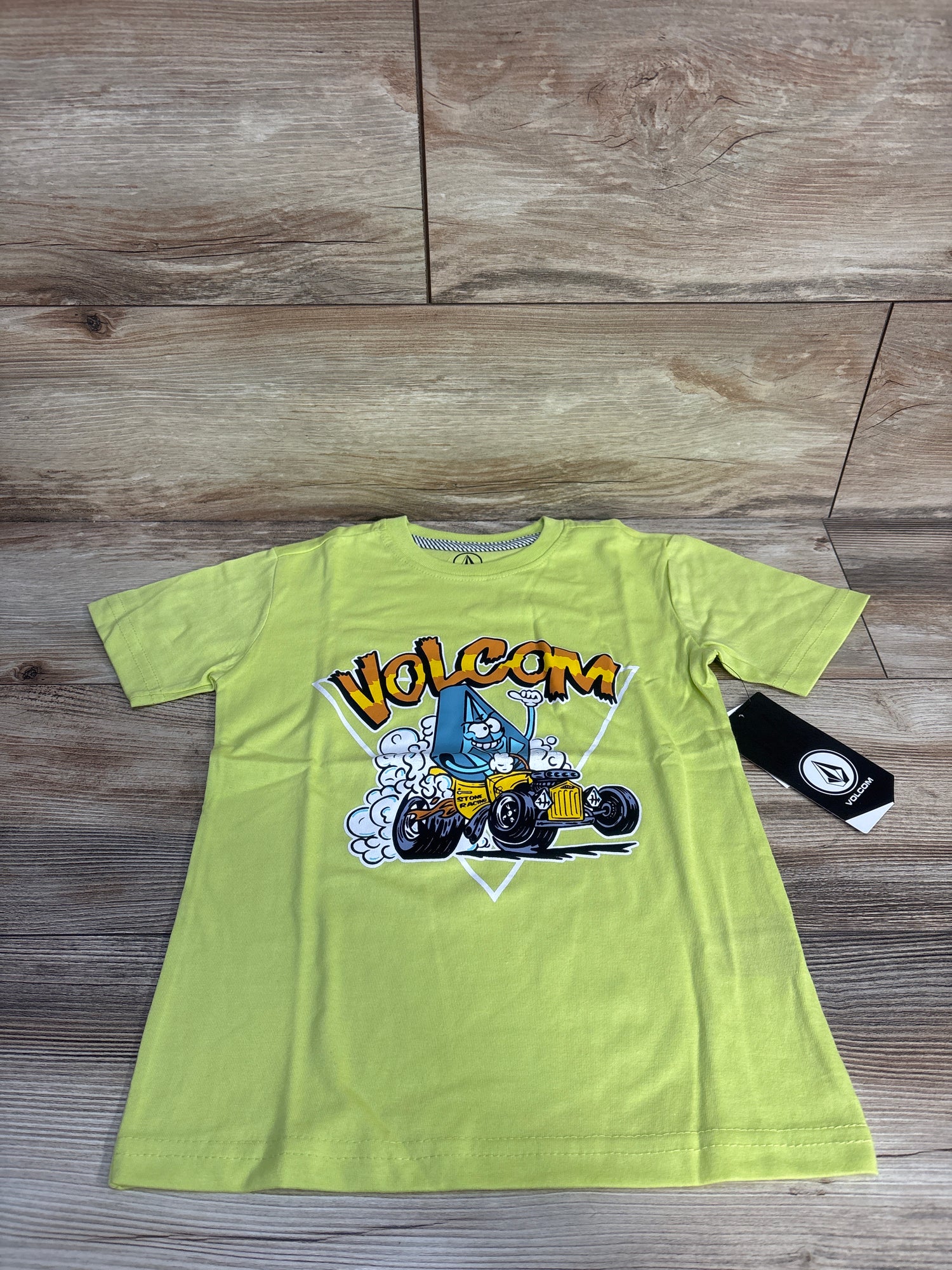 NEW Volcom Graphic Shirt in Limelight sz 5T