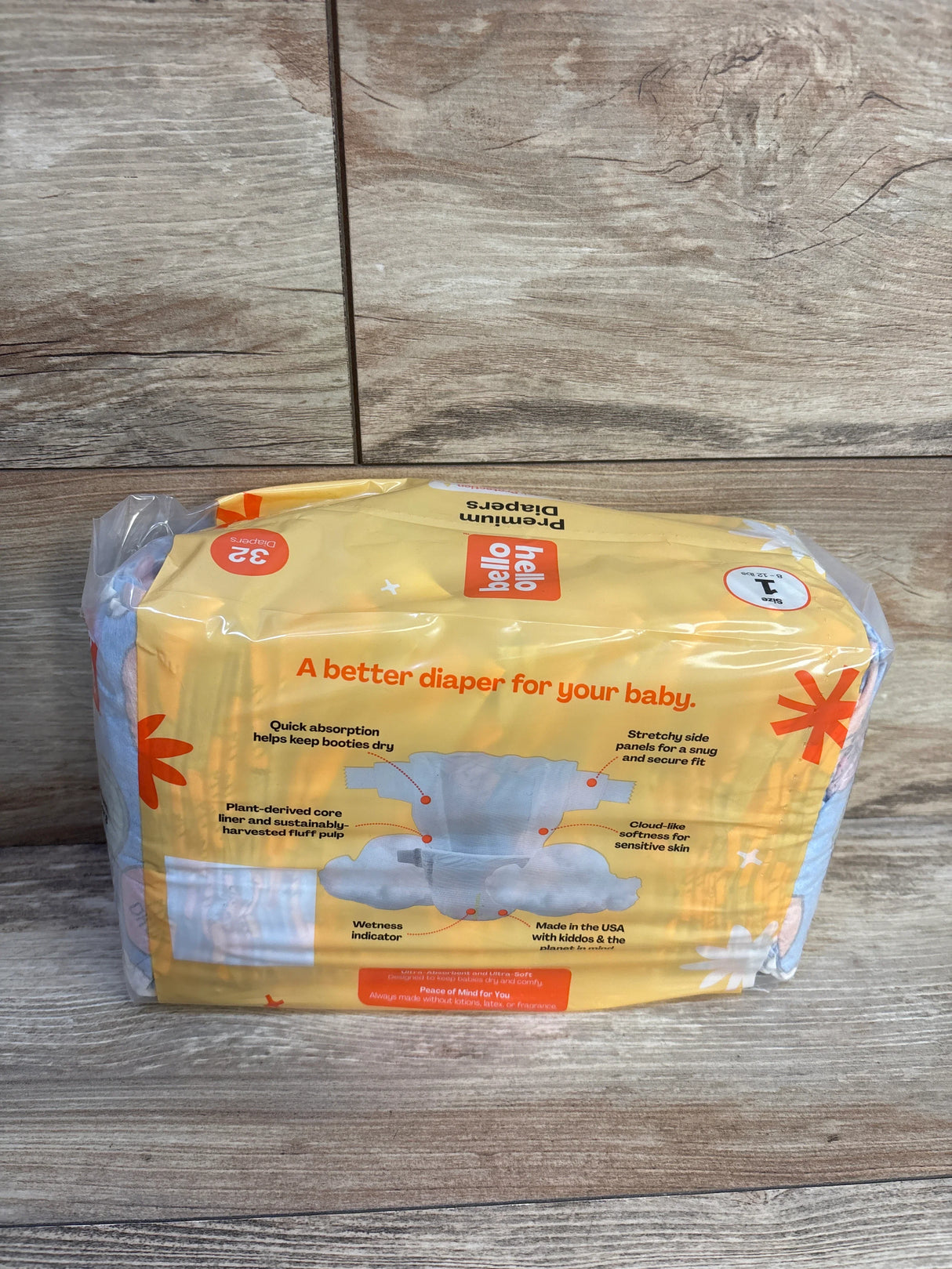 NEW Hello Bello Premium Diapers Size 1, 32ct